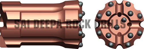 थ्रेडेड बिट - रिट्रैक्ट - T38 (1 1/2a)