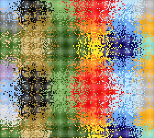 Abstract Mosaic Tiles - Color: Mixed