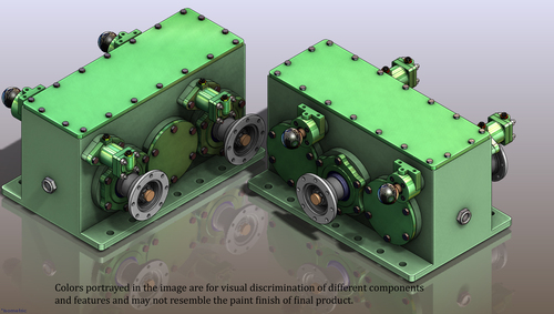 वीएएस-पीडीयू-एमटी4-एमएसए-3बोर-ड्यूल इंड आउट-आर1.0-बी50 गियरबॉक्स