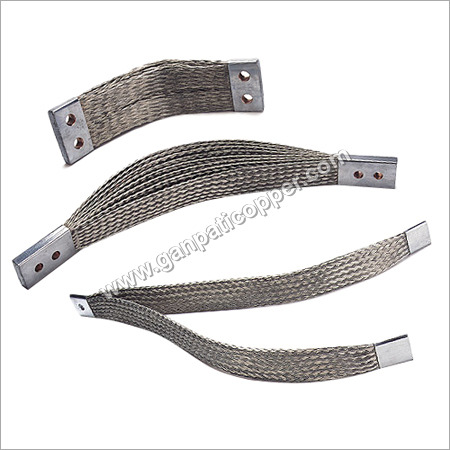 Braided Tin Coated Copper Flexible Connectors - Color: Silver
