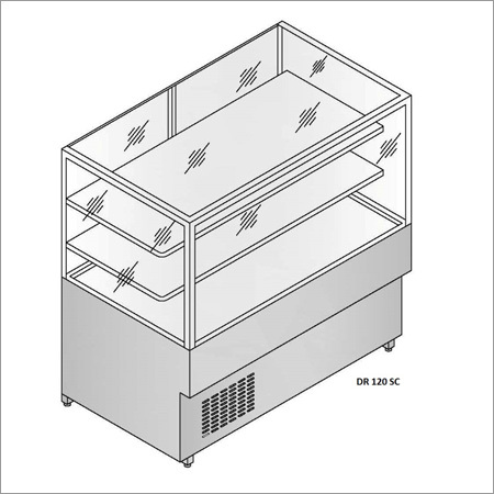 Refrigerated Counter - 430 Grade SS & 304 Grade SS, 900-1800mm Dimensions | Digital Temperature Control, Static/Fan Cooling, Automatic Defrost Cycle, Elegant Design, SS/Glass Shelving