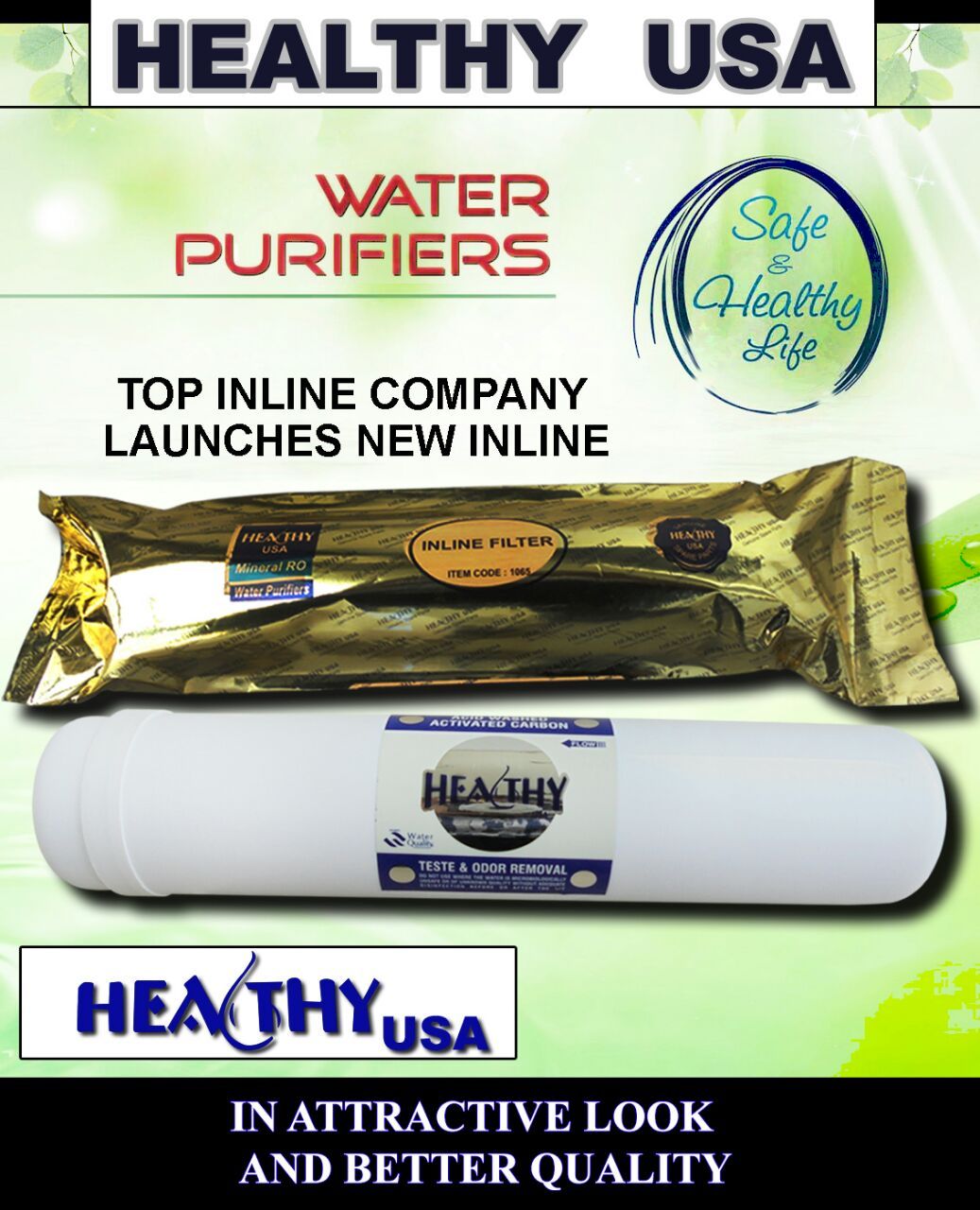 Inline Sediment Carbon Filters