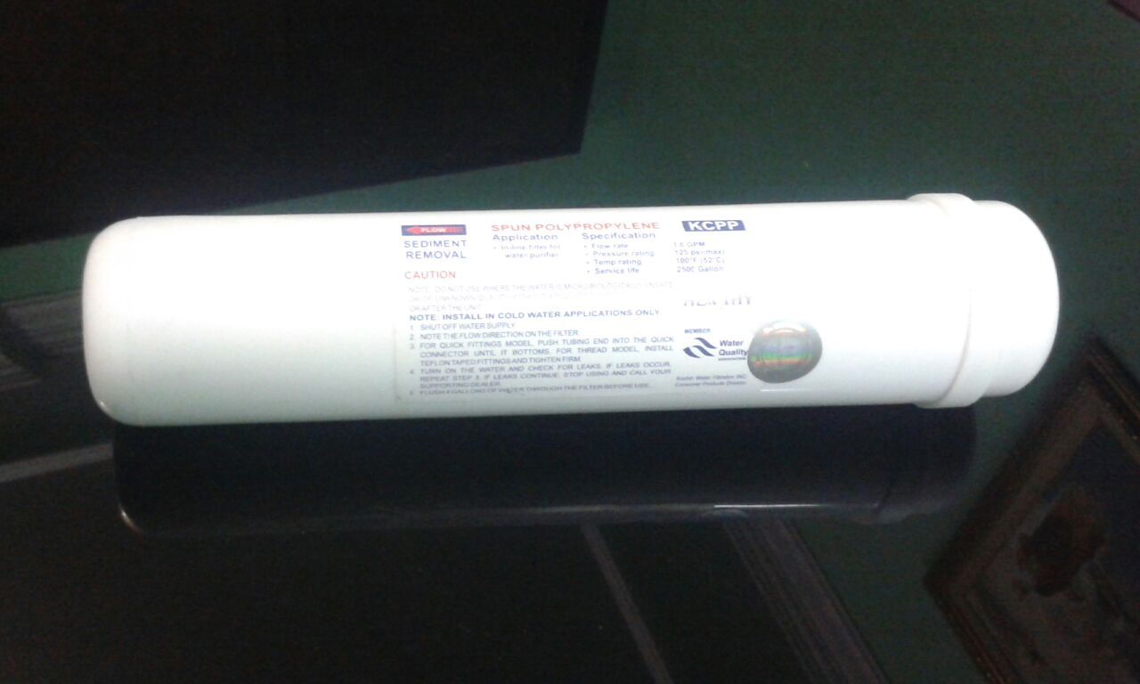 Inline Sediment Carbon Filters