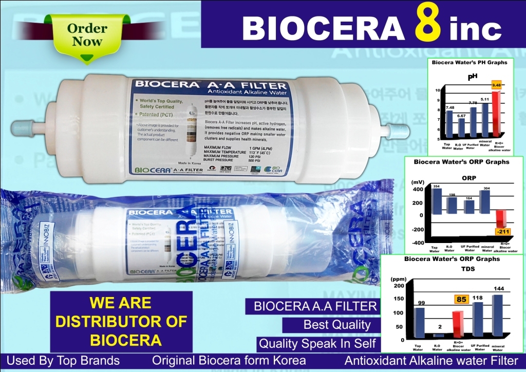 Antioxident Biocera Alkaline Filter
