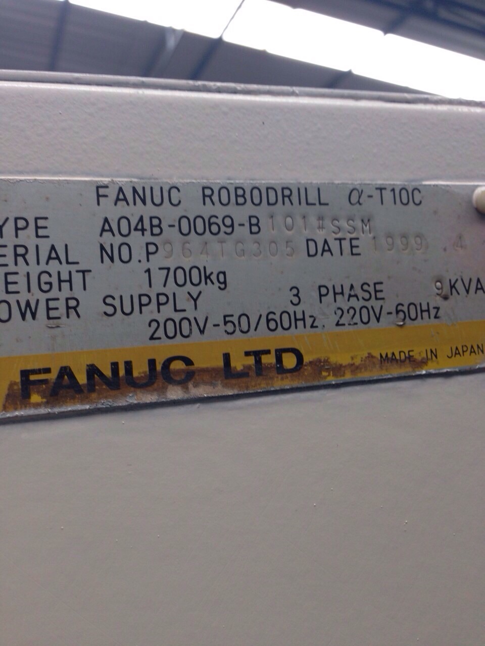 Robodrill Alpha T10c 4 Axis