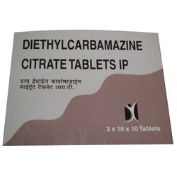 Deithylcarbamazine Citrate Tablets IP