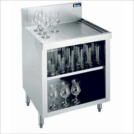 Drain Board Glass Storage Unit