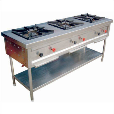 Fully Automatic Three Burner Range