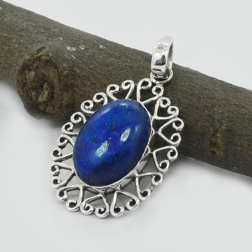 Oval Lapis Lazuli Gemstone Pendant