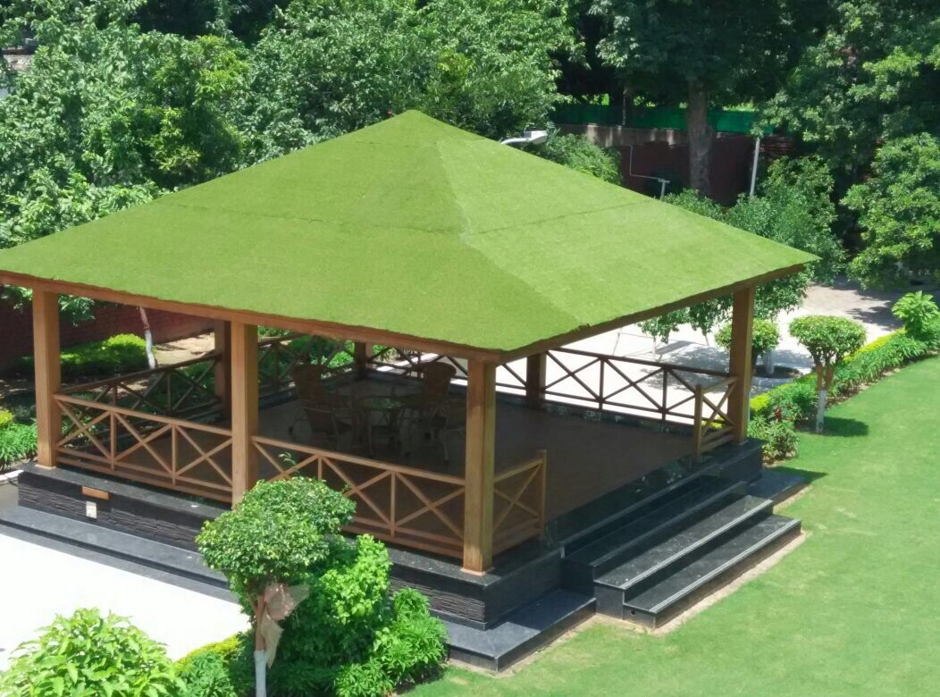 Artificial Grass Installation-cm House- Chandigarh