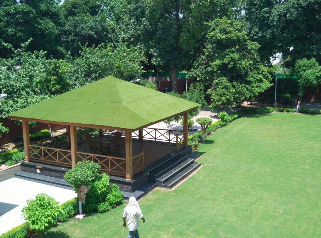 Artificial Grass Installation-cm House- Chandigarh
