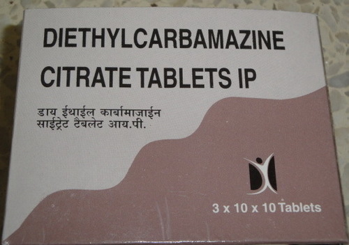 Diethylcarbamazine Citrate Tablets IP 50 mg
