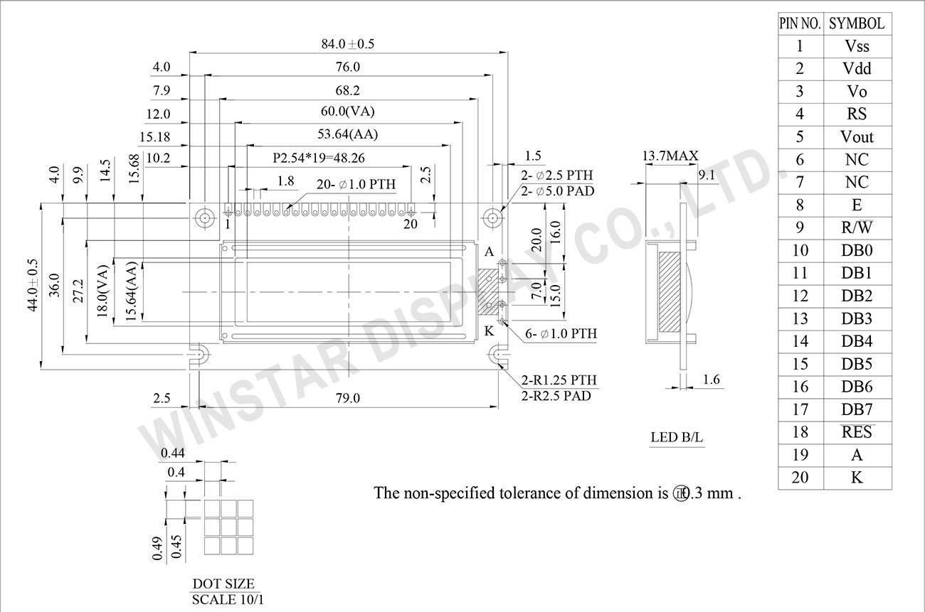 122x32 Graphic Lcd Screen