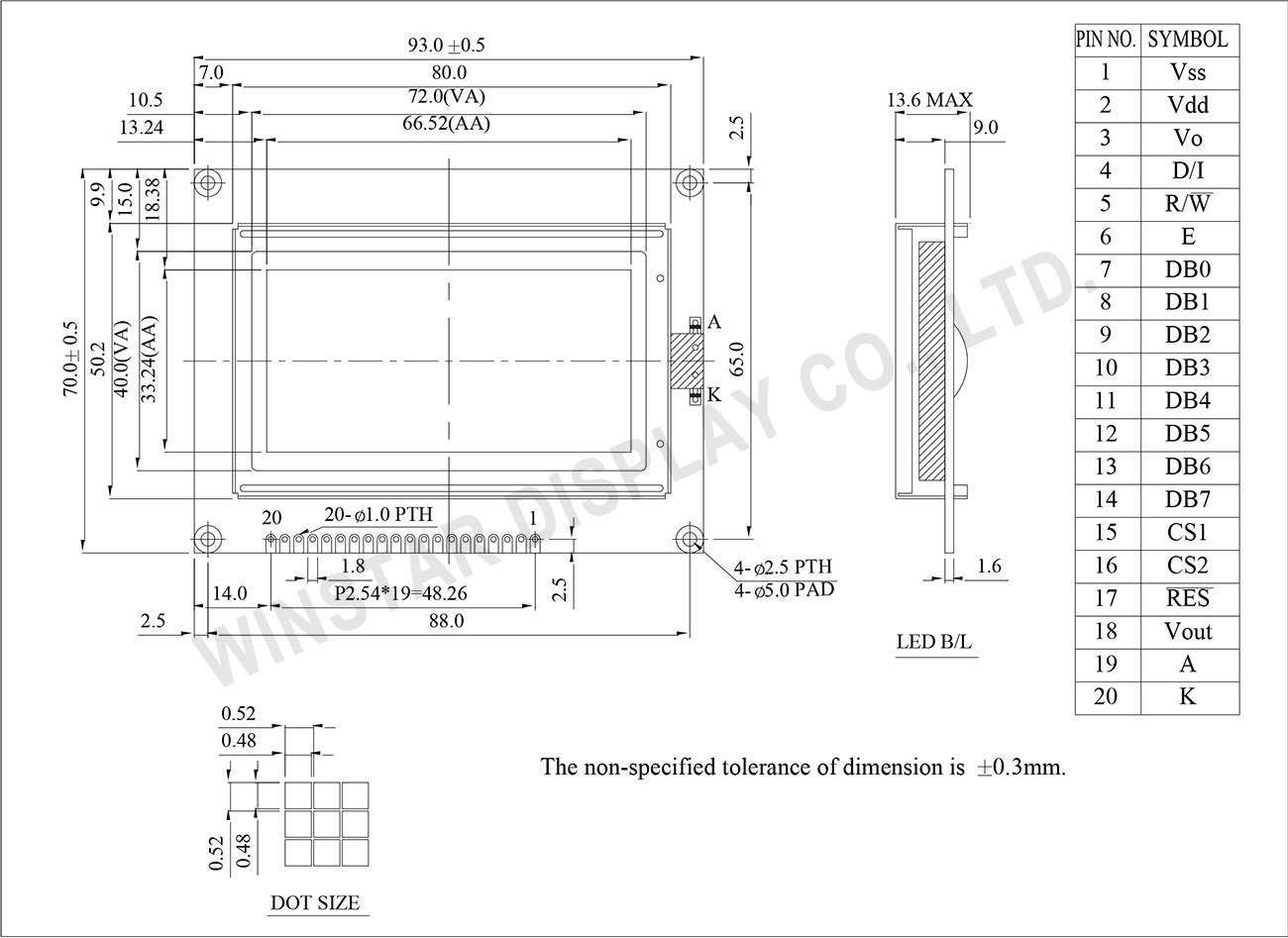128x64 Graphic Lcd Display