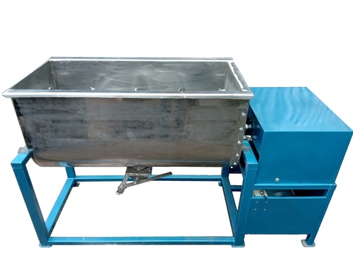 Ribbon Blender - Stainless Steel 304 | U Shaped Drum, Semi-Automatic, Heavy Duty Design for Powder and Slurry Mixing