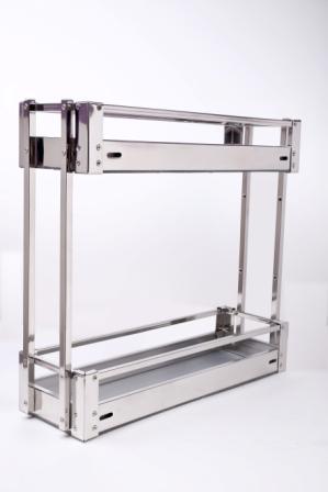 Stainless Steel Bottle Pull Out Basket