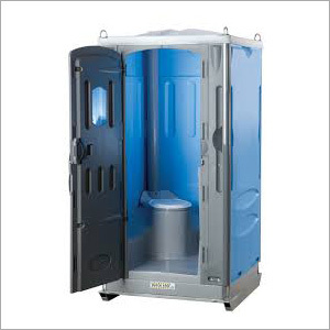 Blue And Gray Custom Mobile Toilets