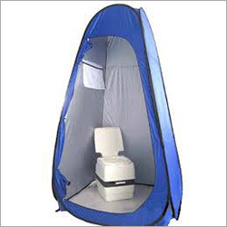 Purple And White Camping Mobile Toilets