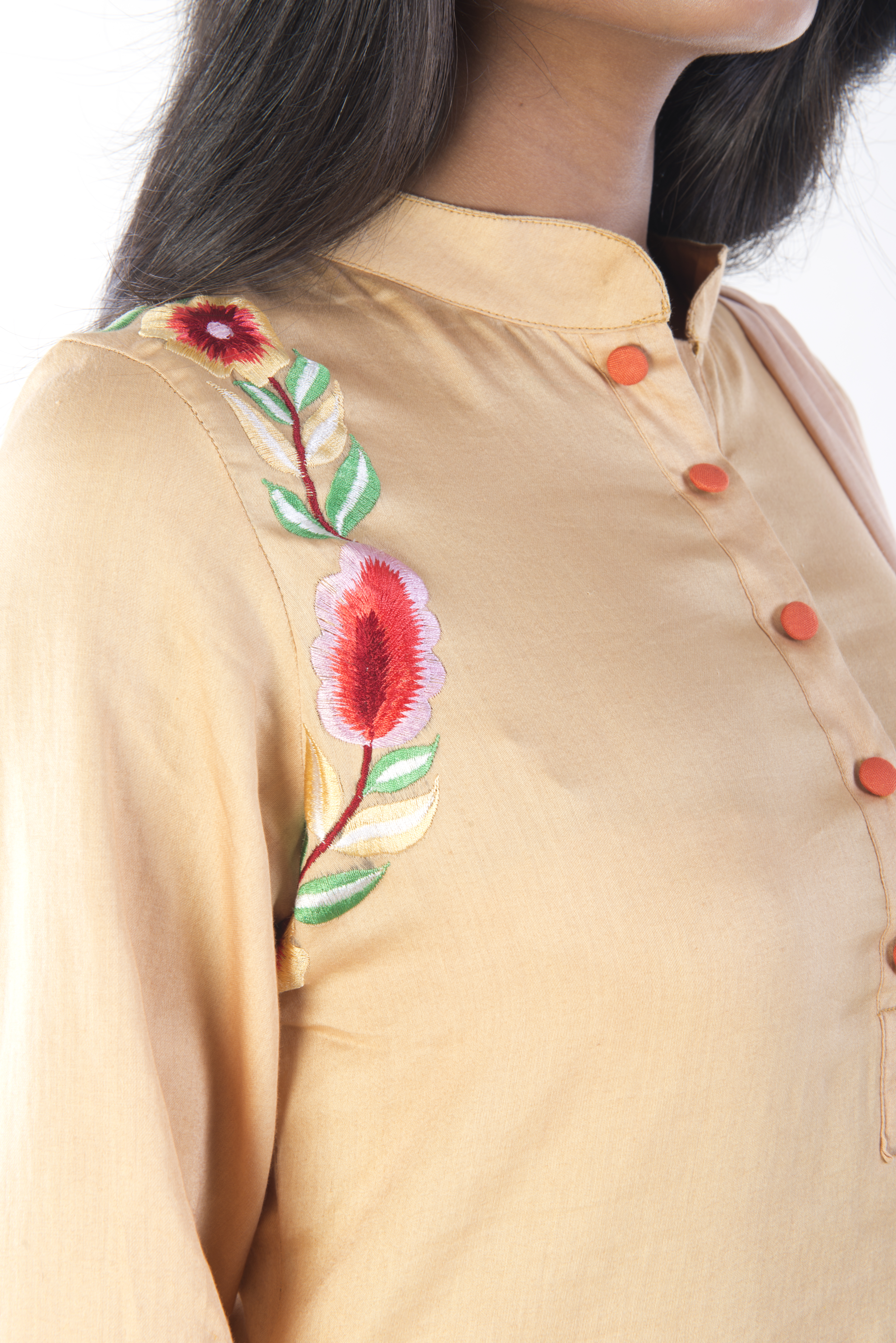 Floral Embroidery Kurti