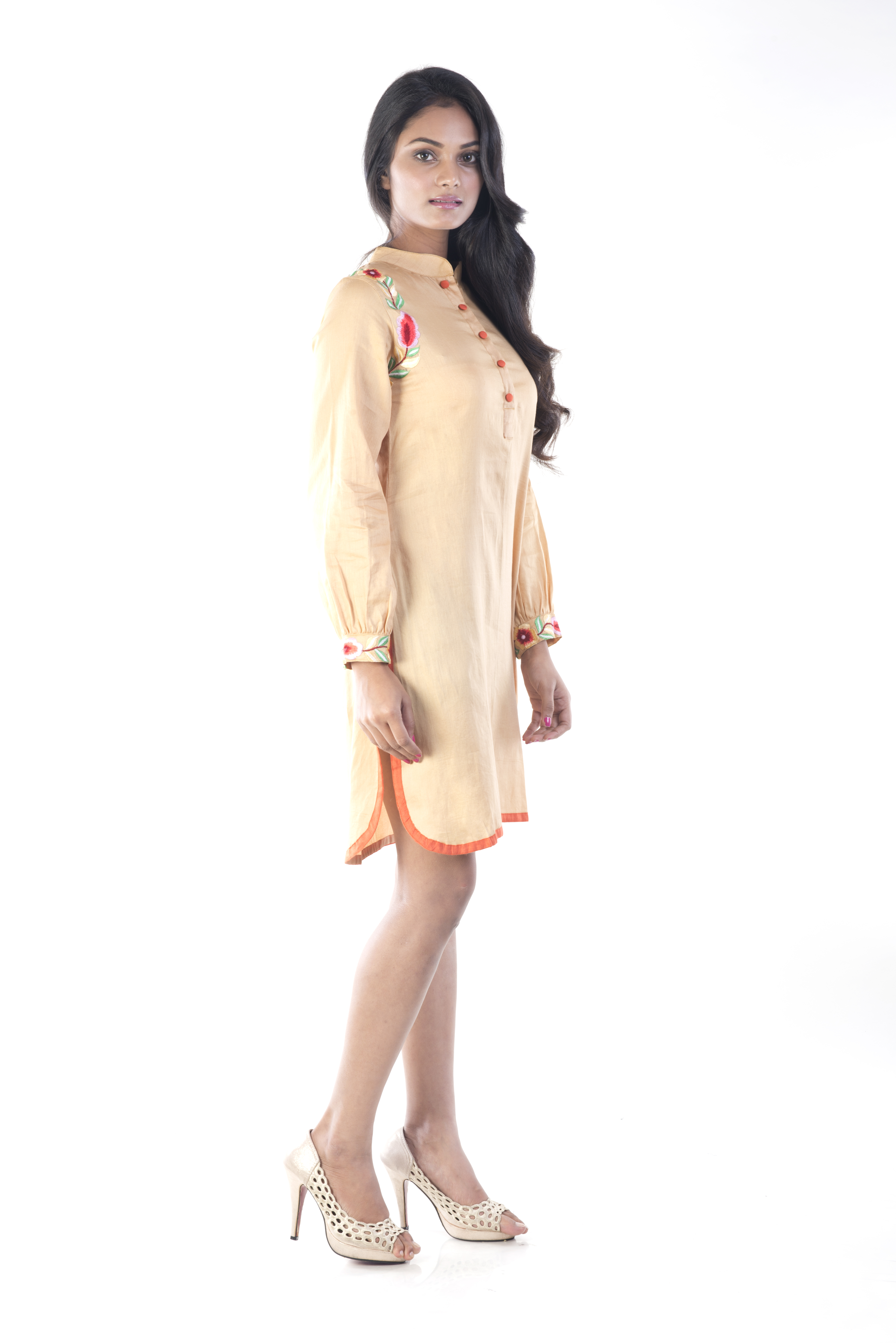 Floral Embroidery Kurti