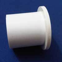 UPVC Reducer Bush - Plastic Material, 1/2 to 2 Inch Size, White Color | Male Round Connection, 25-150 Thickness, Casting Technique