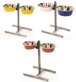 Adjustable H Base With Coloured Bowls