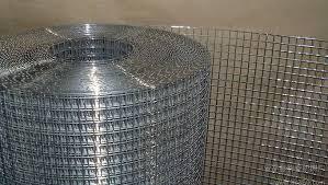 S.S. Welded Mesh - Stainless Steel 304, 5 FT X 50 FT, Silver Color | Square Hole Design, Rust Proof, Heat Resistant, High Durability, Impact Tolerance