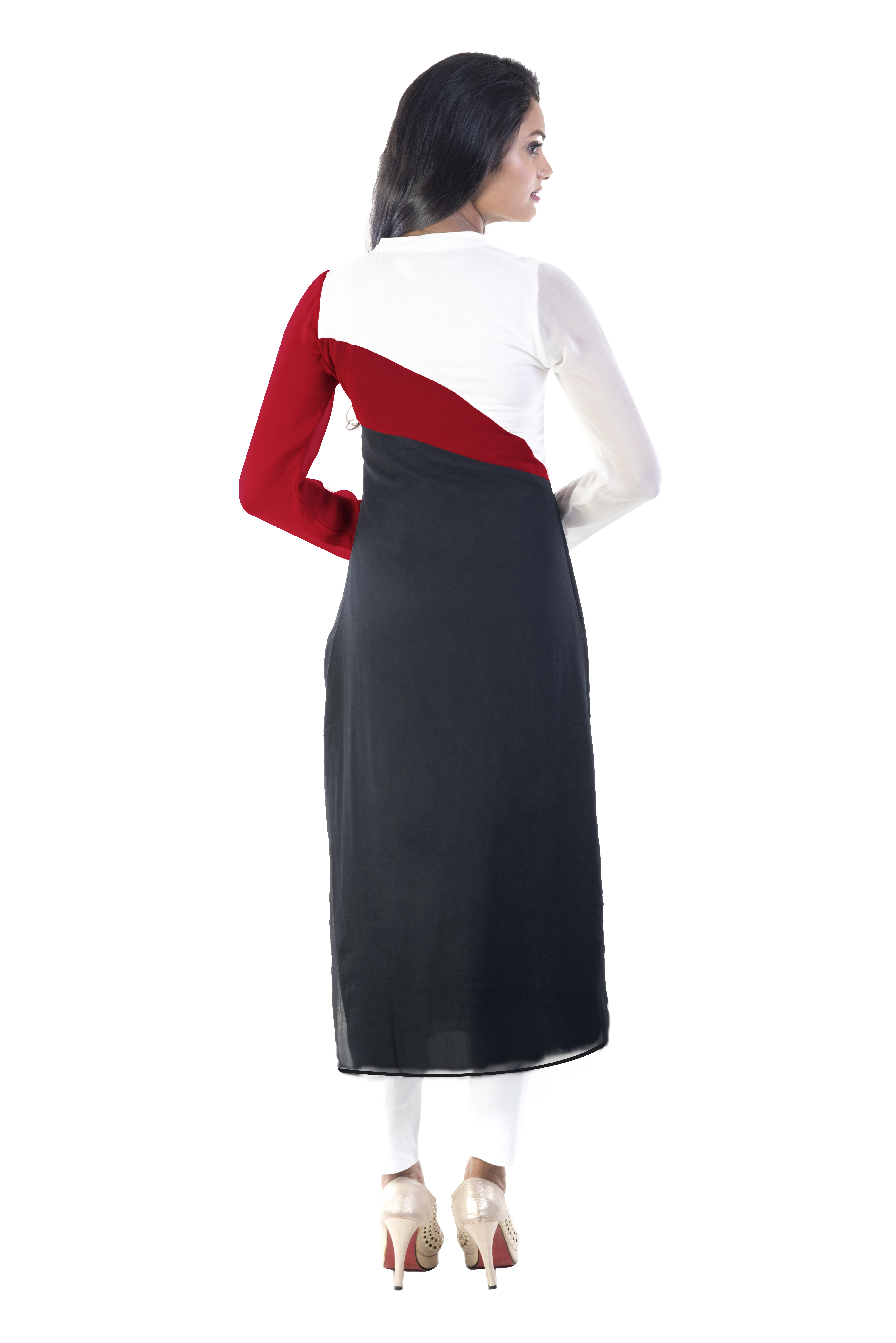 Asymmetric Cut A-line Dress