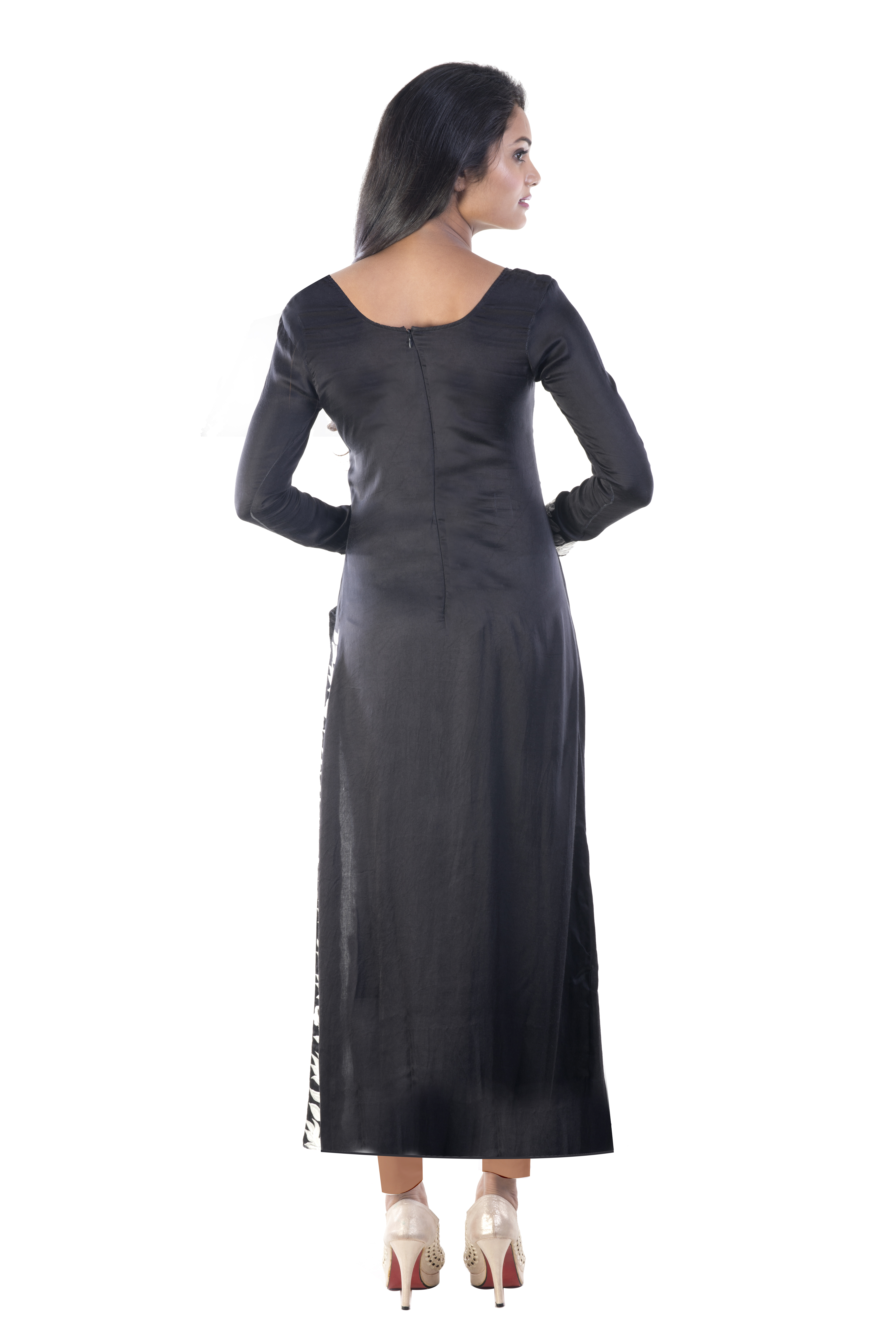 Front Split Embroidred Kurti