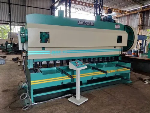 Mechanical Over Crank Shearing Machine - Stainless Steel, 2540 x 8 mm Cutting Size | Hydraulic Hold Down, PLC Control System, Energy Efficient, Safety Finger Guard, 1-Year Warranty