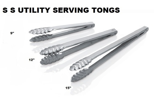 Silver Ss Utility Serving Tong