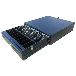 Electronic Cash Drawer - Metal Casing , Adjustable Coin Tray & Standard Key Lock System
