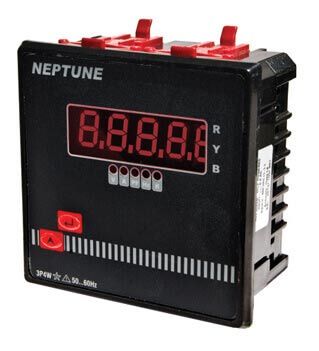 Three Phase Ampere Meter Application: For Industrial & Work Shop Use