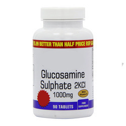 Glucosamine Sulphate Tablet - 750mg, 1000mg, 1500mg | Essential Amino Sugar for Joint Health, Cartilage Repair, and Osteoarthritis Relief