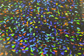 क्रैक आइस ट्रांसपेरेंट होलोग्राफिक फिल्में