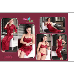 आठ पीस महिलाओं की रात का परिधान