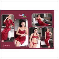 आठ पीस महिलाओं की रात का परिधान