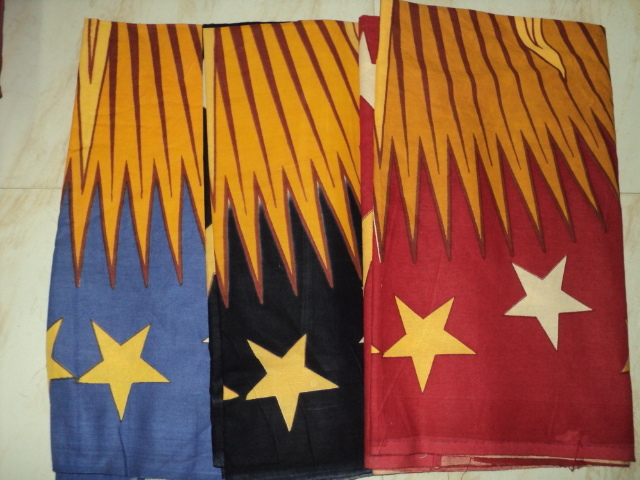 Multicolor Sun Moon Good Morning Tapestry