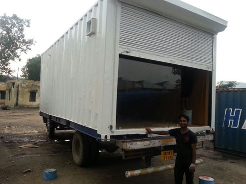 Mobile Shop Container - Custom Fabrication, Waterproof Designs, Robust Durability, Portable for Various Commercial Purposes