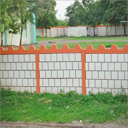 आरसीसी औद्योगिक परिसर की दीवारें