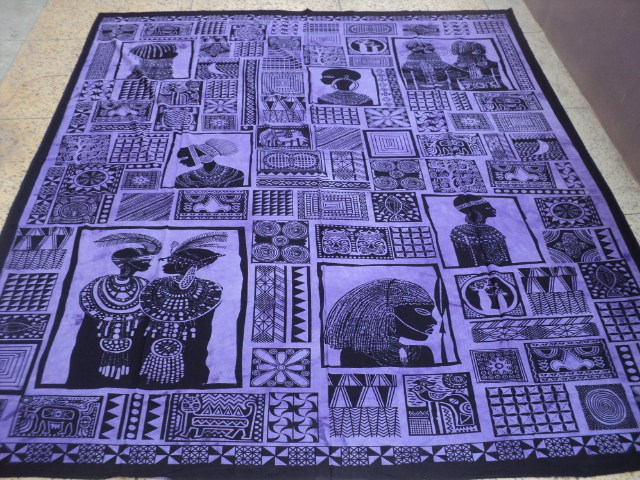 Parrot Green Egyptians Printed Tapestry From India