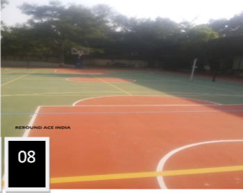 Basketball Courts Rubber Flooring
