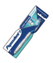 Pepsodent Tooth Brush Pro - Plastic Handle 16cm, Small Head, Medium Soft Bristles | Gentle Gums, Plaque Removal, Teeth Protection