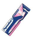Pepsodent Tooth Brush Pro - Plastic Handle 16cm, Small Head, Medium Soft Bristles | Gentle Gums, Plaque Removal, Teeth Protection