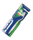 Pepsodent Tooth Brush Pro - Plastic Handle 16cm, Small Head, Medium Soft Bristles | Gentle Gums, Plaque Removal, Teeth Protection