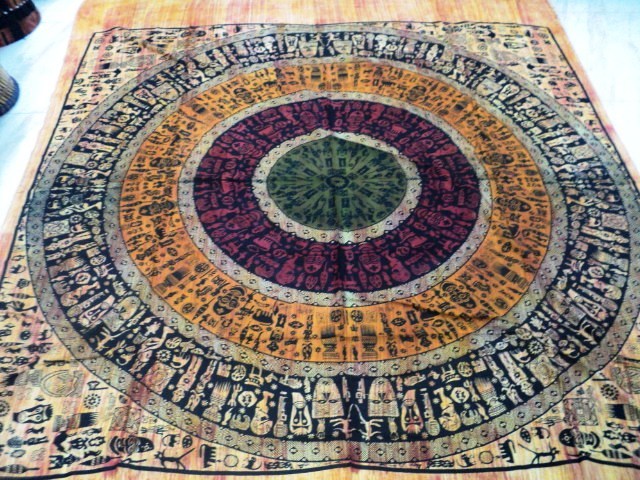 Multicolor Mix Prints Tapestry From India