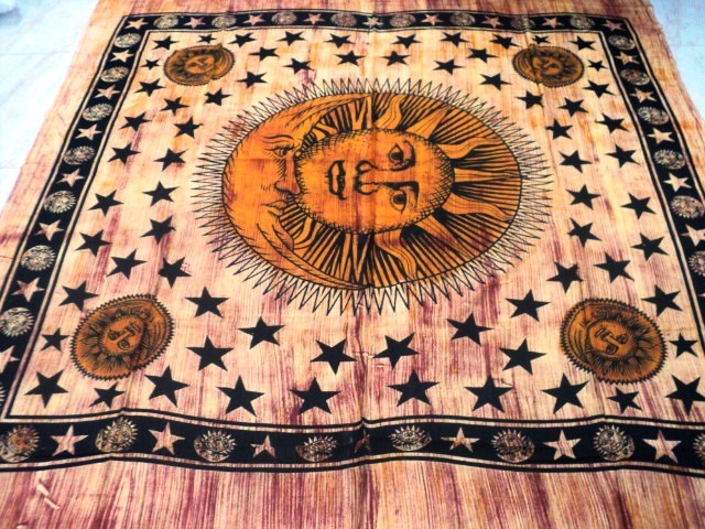 Multicolor Mix Prints Tapestry From India