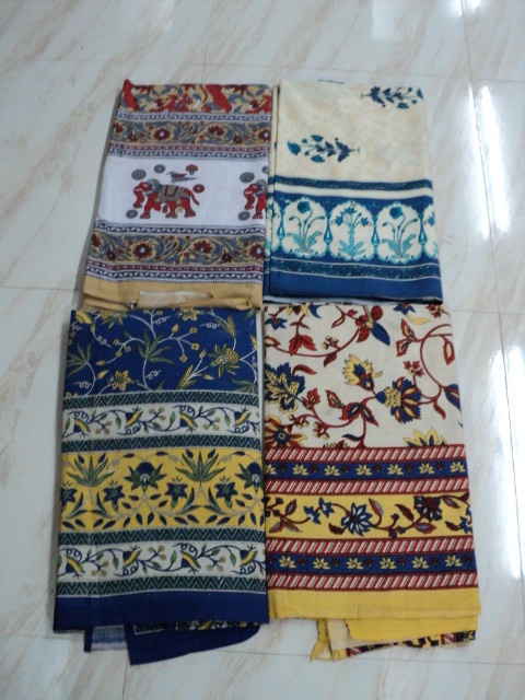 Multicolor Flowers Printed Tapestry Indian