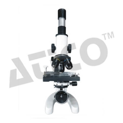 Medical Pathological Microscopes - Monocular 45° Viewing Head, Quadruple Nosepiece, Achro Objectives 4x/10x/40x(SL)/100x(SL), LED Light Source, Moveable Abbe Condenser with Iris Diaphragm, 1500x Magnification