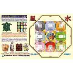 व्हाइट फेंगशुई चार्ट - बगुआ चार्ट